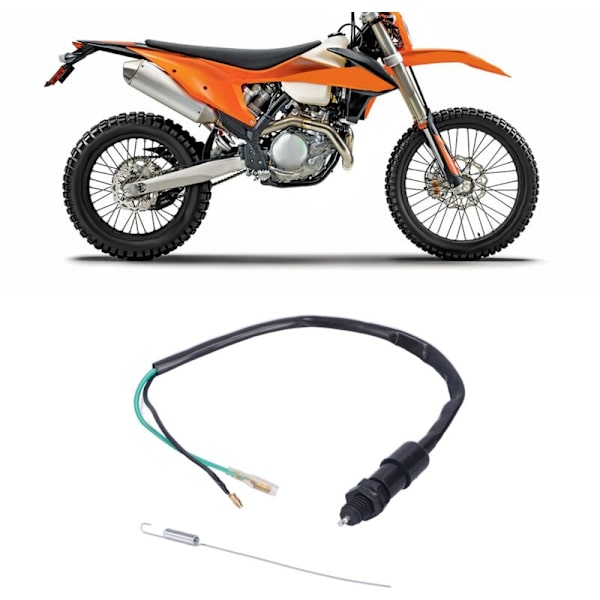 Motorcykel Bakbromsljusbrytare med Fjäder Universal för Monkey Bikes Super Pit Dirt Quad Classic