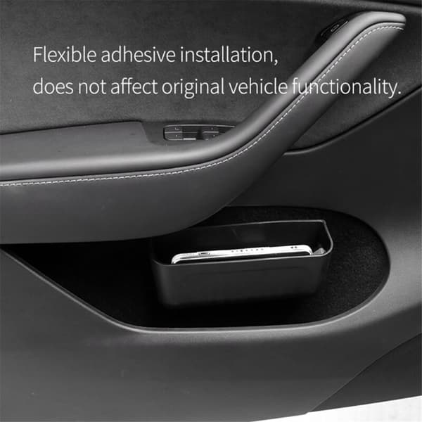 Solbrillerholder til Model Y 3 Center Console Organizer TPE Opbevaringsboks Interiør Tilbehør