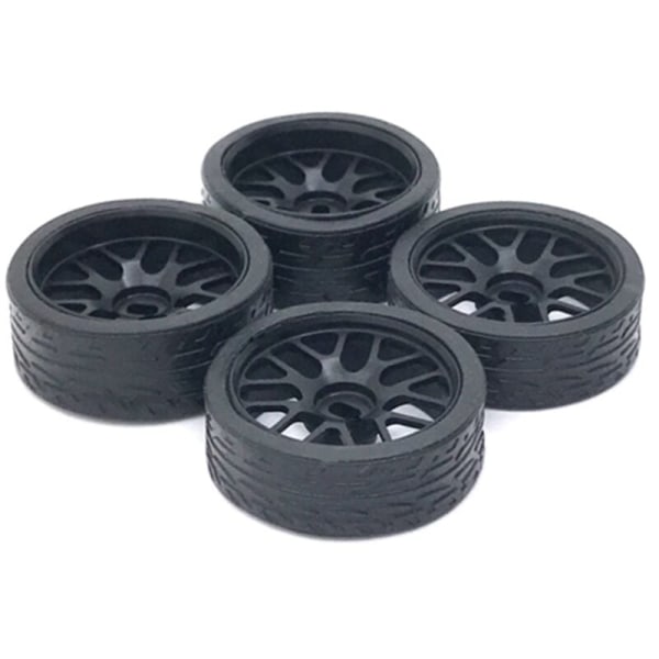 Pattern Racing Tires Metal Wheel 2 Narrow Wide for 284131 K969 K989 Mini-Z Mini-Q 1/28 RC Car Upgrade Parts,3