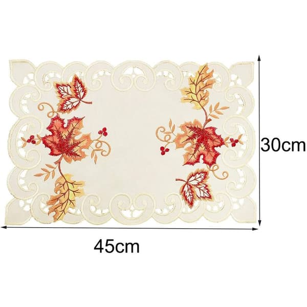 Europeisk stil hul plassmatte i high-end brodert