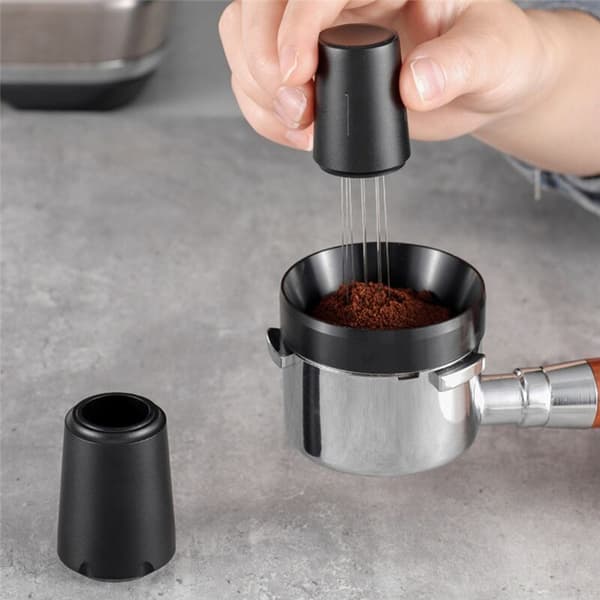 Kaffe Tamper Rustfrit Stål Nåle Pulver Omrører Fordeler Nivellering WDT Værktøjer Kaffe Omrøring Tilbehør-C