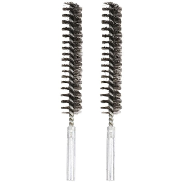 2X 17Cm Length 20Mm Diameter Stainless Steel Tube Cleaning Brush