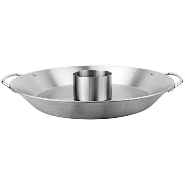 Avtakbar grillpanne i rustfritt stål for kalkun, grillplate, utendørs piknikbrett, grillredskaper