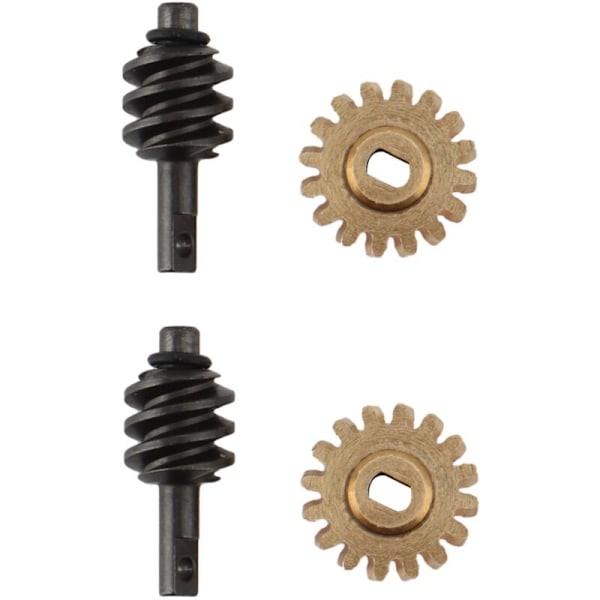 2 set stål mässing bakre växlar Overdrive differentialväxlar för Axial SCX24 1/24 RC bil uppgraderingsdelar