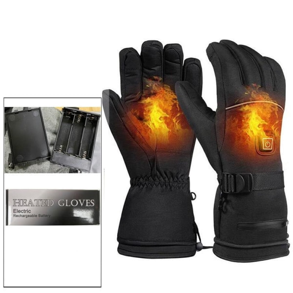 Uppvärmda handskar, batteridrivna uppvärmda handskar för män och kvinnor, uppvärmda handskar för vintervärme, uppvärmda handvärmare