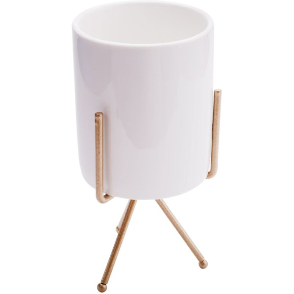 Nordisk stil keramisk blomsterpotte planteholder i jernramme grøn plante blomsterpotte kontorbord dekoration ornament guld