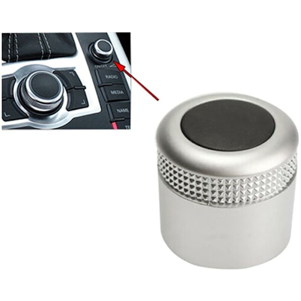 2X MMI Multimedia Volumenknap Drejeknap Navigation Justering til A6 C6 S6 Allroad A8 S8 4F0919070