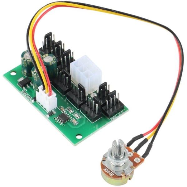 1 kpl Kaivostietokoneen Kotelotuuletin Nopeudensäädin 8 Kanavan Tuuletinnapa PWM Tuuletinohjain Väkivaltainen Suuri Teho DC12V