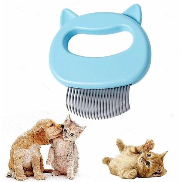 Kattekam Pet Kort & Lang Hår Fjern Massage Skall Kam Blød Afskedning Børste Pleje Og Afskedning Filtet Pels Fjern Massage Dematting Værktøj Fo