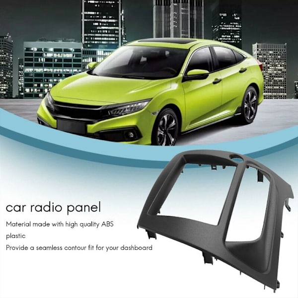 Dobbelt Din Facia Radio Dvd Stereo Cd Panel Instrumentbræt Montering Installations Trim Kit Face Frame Beze