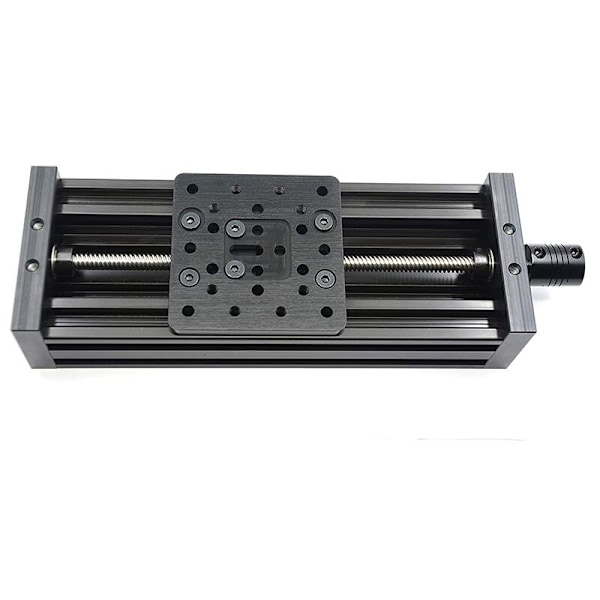 3D-skrivar Z-skruv T8 DIY C-balk CNC-slidbord 250 mm Linjär Aktuator Kit - Svart