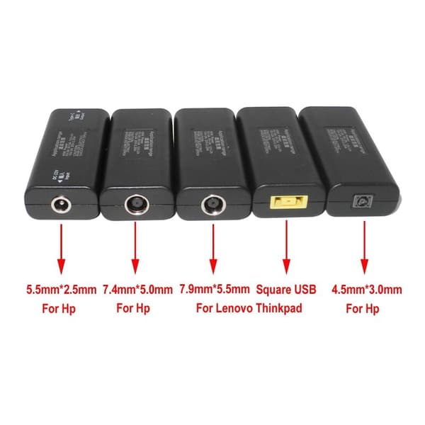 45W bærbar computer strømstik DC-adapter oplader konverter til Lenovo Hp 5.5X2.5Mm hun til USB Type C han adapter
