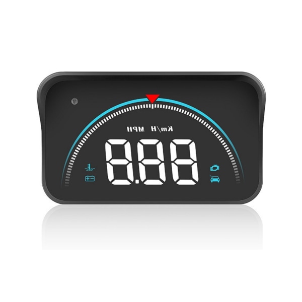 Head Up Display til biler, HUD, Kan monteres på forruden, GPS Speedometer, Speedometer Display, Velegnet til alle biler