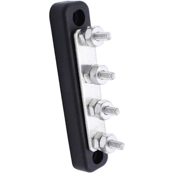 12/24V Terminaler Strömfördelningsblock Bussbar Duty 100Amp Bussbar Terminal 4 Vägar för 4X5Mm Stud Automotive