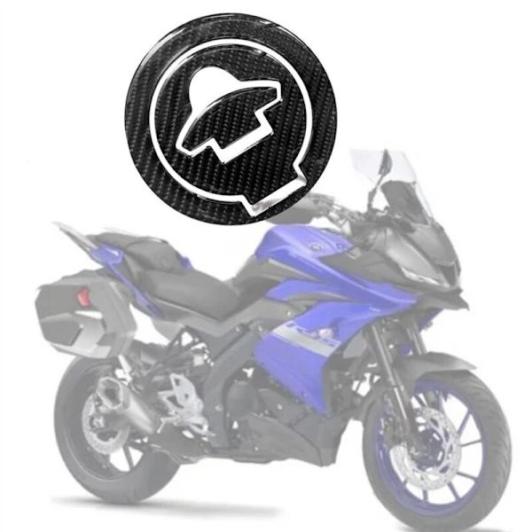 2X Moottoripyörän kuituinen polttoainesäiliön kannen tarra YZF-R3 R25 R15 MT-03 bensatankin suojus