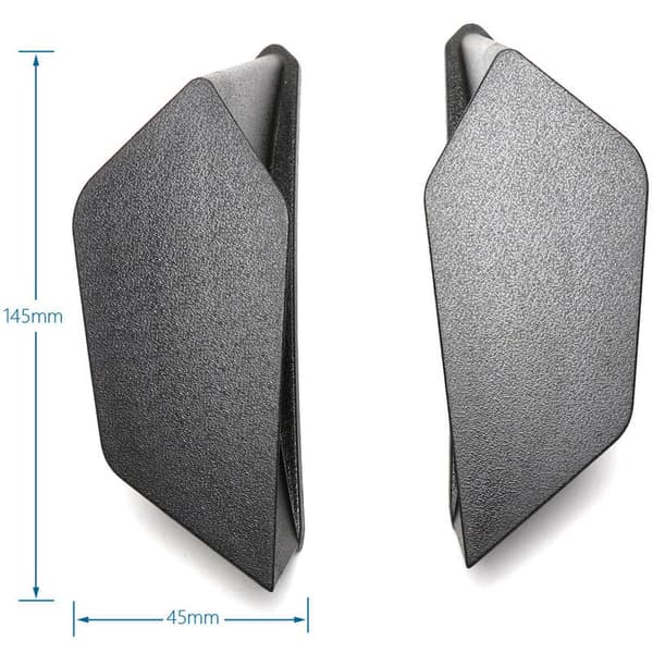 Motorcykel Front Fairing Dynamisk Vinge Kit Universal Spoiler Support Side Fairing Spoiler til Motorcykel Scooter Rød