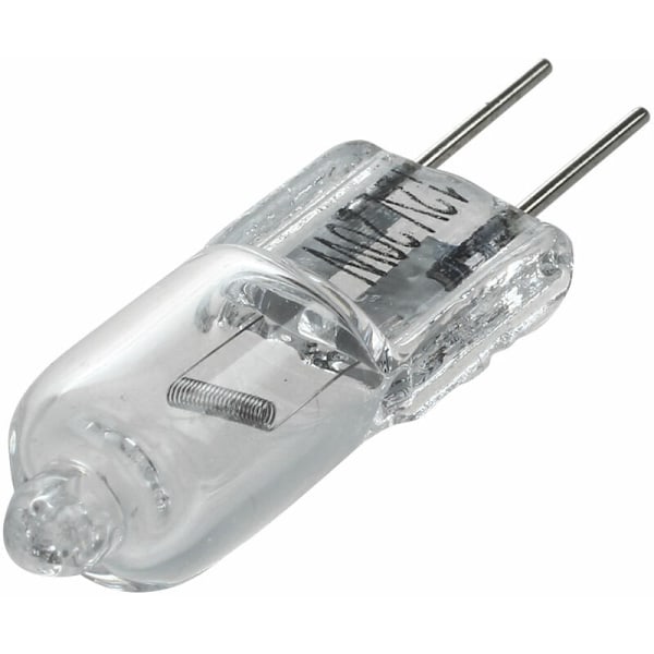 SODIAL(R) 12V 20W lämmin valkoinen halogeenilamppu Bi-Base lamppu 8 kpl