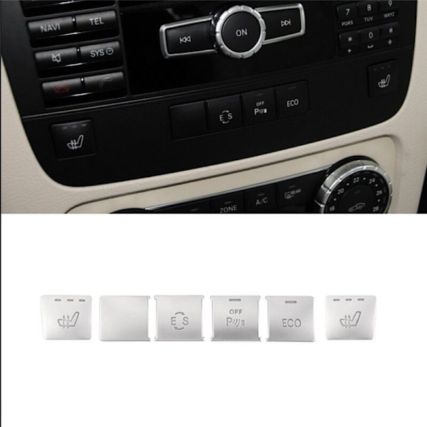 Bildeksel for luftkondisjoneringspanel i midtkonsollen, CD-panel, tilbehør til X204(A)-klasse