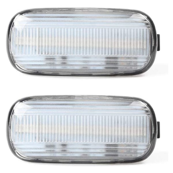 2 stk LED-linse sidemarkør blinklys for A4 S4 B6 B7 A6 C5 TT A8