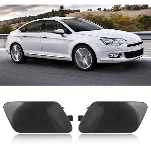2 kpl Etupuskurin ajovalon pesurin kannen suojus 7422H9 Auton tarvikkeet Vaihto Citroen C5 2009-2019