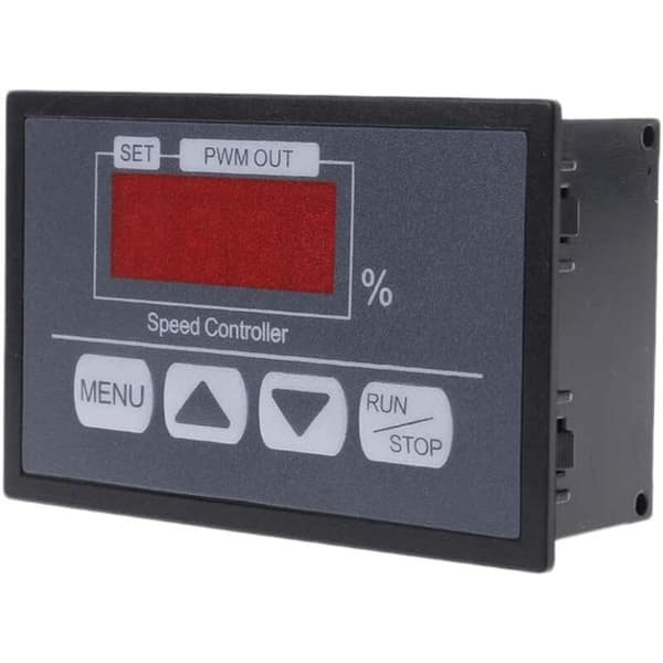 6-60V PWM DC-motorhastighetsregulator med knappregulator digital displaypanel