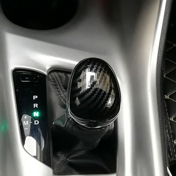 Til C- 16-19 Fiber Gear Shift Knobs Gearskifte Dekorer Dæksel Trim