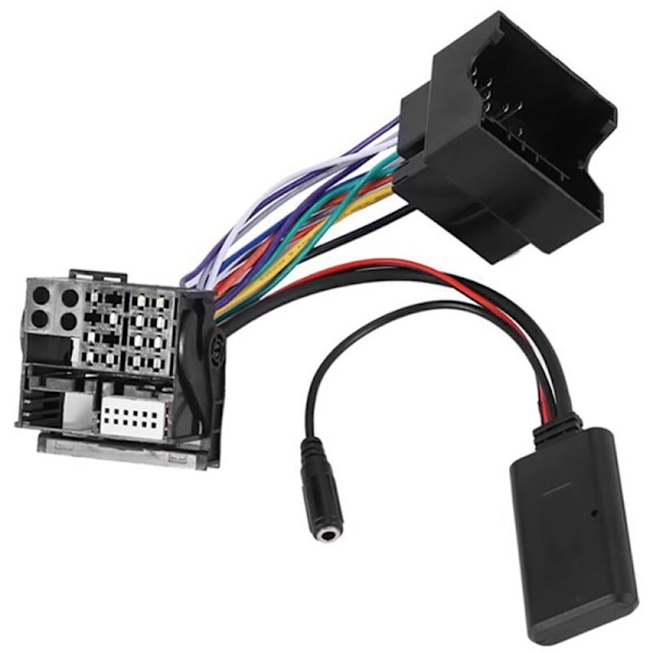 2X Auton Bluetooth 5.0 Aux-kaapeli Mikrofoni Handsfree Matkapuhelinsoittosovitin