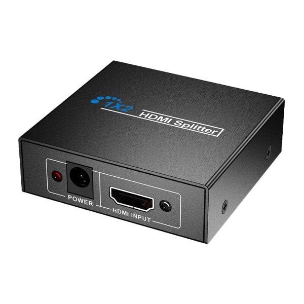 1x2-splitter för 1 port till 2 duplicerade skärmar / USB-driven splitter (en ingång till utgångar)