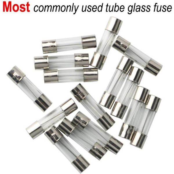Assorteret 150 stk Glassikringssæt, 5X20Mm Glaspatronsikring, Hurtigblæsende Bilskringer, Hurtigblæsende Glassikringer (Amp 0,5A 1A 2A 3A 4A 5A 8A 10A 15A 20A)