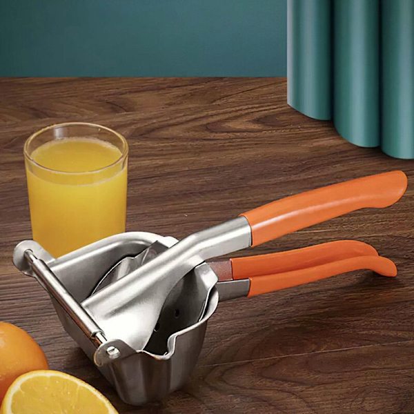 Sitruspresser Manuell Sitruspresser Rustfritt Stål Sitronpresser Appelsin Fruktpresser Kjøkkenverktøy Tilbehør