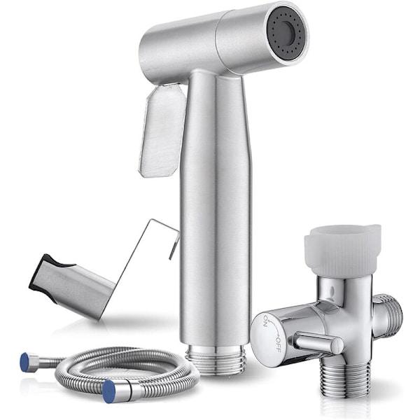 Bidet Sprayer for Toilet, Handheld Sprayer Kit med justerbar stråle for håndholdt Bidet Cloth Diaper Sprayer