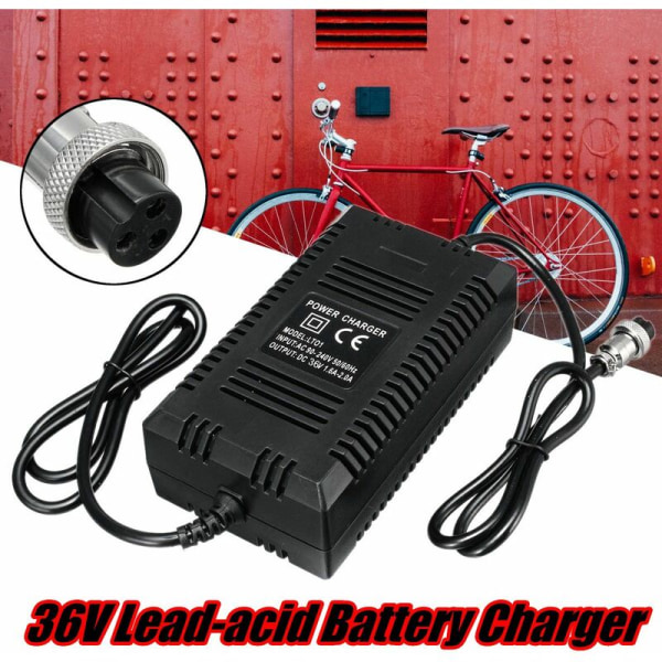 36V bly-syra batteriladdare för elcykel skoter auto motorcykel