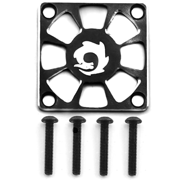 30X30mm Aluminiumlegering Køleventilator Dæksel til RC Motor ESC Elektrisk Regulator Ventilator Beskyttelsesdæksel, Sort