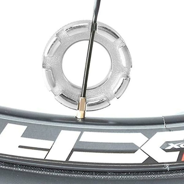 Mini Cykel Ekrad Nippel Nyckel Bike Cykel Hjul Fälg 8 Vägs Skiftnyckel Verktyg Cykel Reparationsverktyg Hållbart Bärbar Handverktyg
