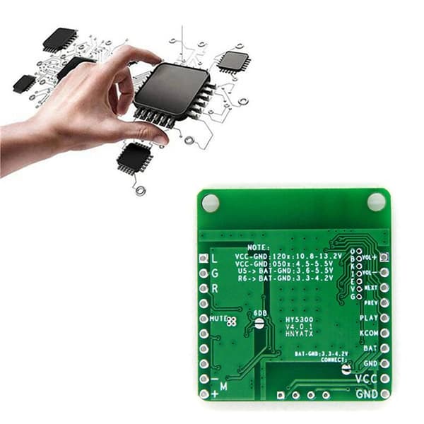 QCC3008 APTXLL HiFi Bluetooth 5.0 mottakerkortmodul TWS Bluetooth mottakerkort for bilstereo (INGEN DC)