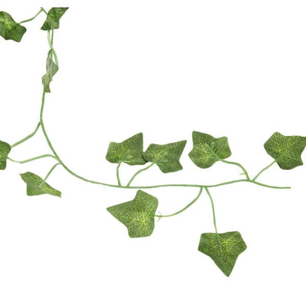 2M Lång Konstgjorda Växter Gröna Murgröna Blad Konstgjorda Vindruvsblad Falska Parthenocissus Löv Bar Dekoration, Boston Ivy Sektion