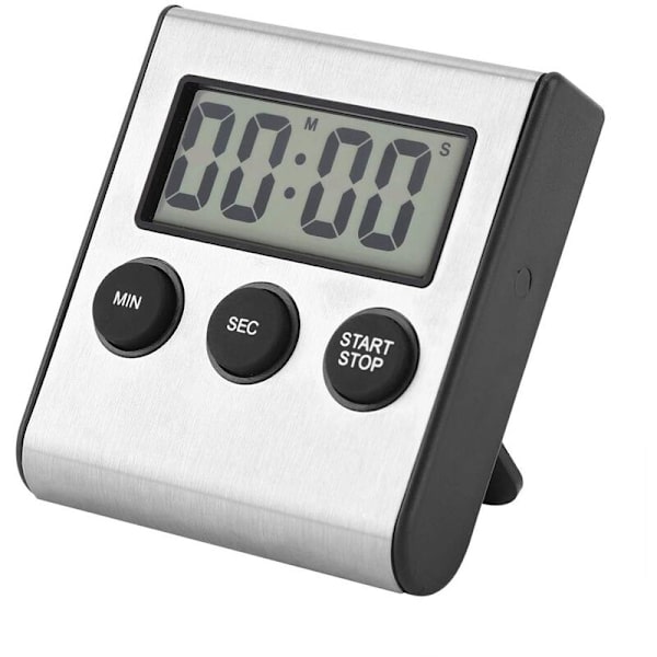 Digital Kök Timer Matlagning Timer Multifunktionstimer med Magnetbaksida och Väggmontering