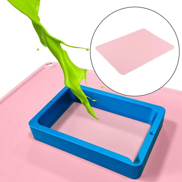 Silikoneunderlag til 3D-printer 410 x 310 mm til beskyttelse af arbejdsfladen -