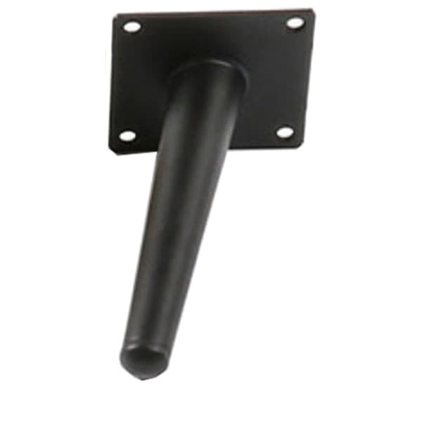 TV-skab ben, sofa, sofabord, bordben, sort, 12cm