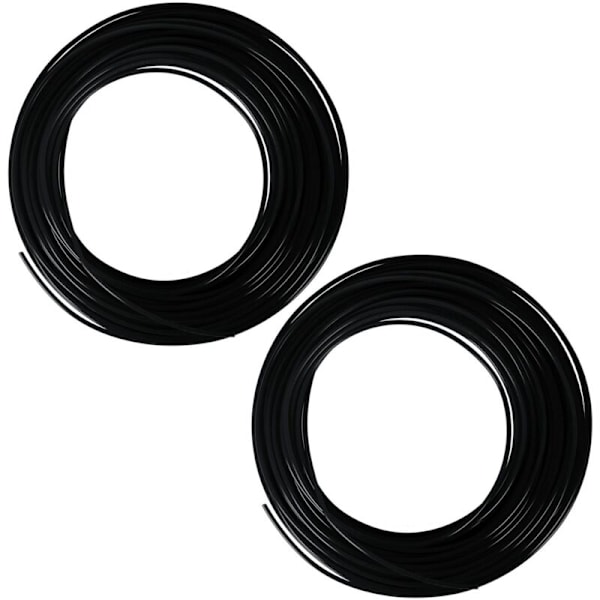 2x 1,75 mm PLA 3D-skrivarpenna Filament 10M (Svart PLA)