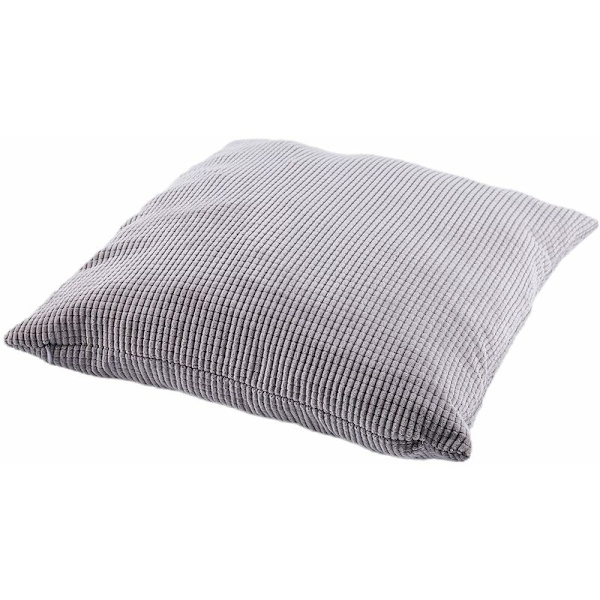 Majskärnor Bomull Kvadratisk Veke Dekor Kast Soffa Bil Kuddfodral Kudde 65 x 65 cm Grå