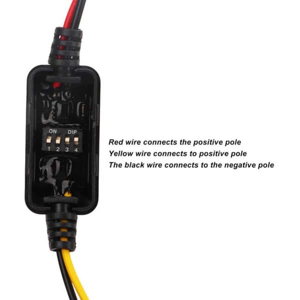 4 stk. 16 justerbare tilstande LED bremselys blinkende stroboskop controller universel til bil