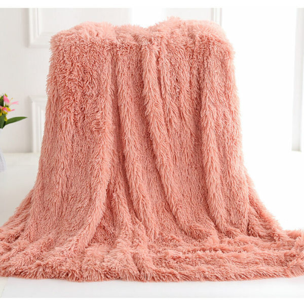 Ruudunpehmeä ruudullinen superpehmeä fleece-peitto, mikrokuitupolyesteri, keinotekoinen tekoturkis, pehmeä ja lämmin sohvaheitto päiväpeitettä/TV-ilmastointia varten (paputahna)