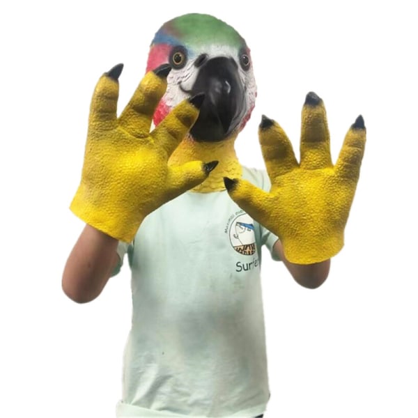 Skremmende Halloween-kostymehansker Papegøyehansker Fancy Dress Up Cosplay Monster Devil Claw Gloves