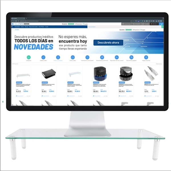 Monitorholder til skrivebord og bærbare tablet 560x210mm