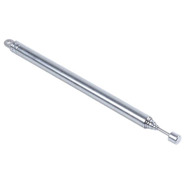 2 stk 7-seksjoners AM-radio, FM, TV-forlengelsesantenne 66 cm lang