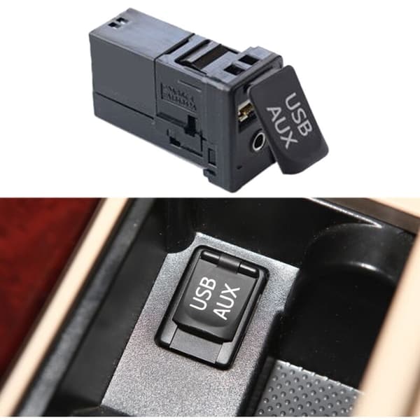 Bils instrumentpanel infälld USB-portpaneladapter för Toyota Camry Highlander