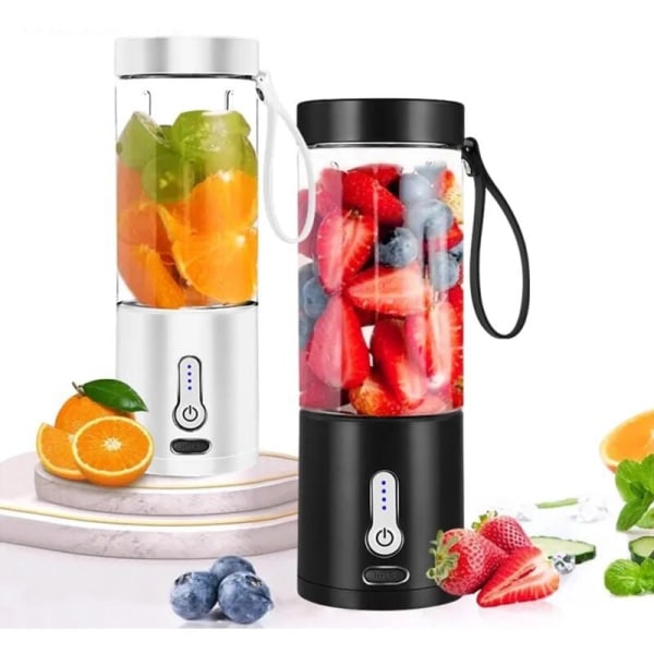 530ML bærbar elektrisk juicer smoothie blender USB oppladbar matprosessor fruktmikser mini juicer blender kopp B