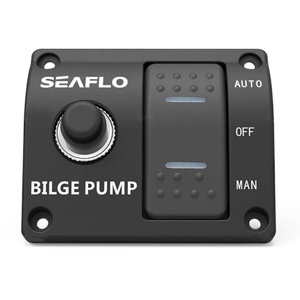 Til Bilgepumpe Bilgepumpe Kontrol Afbryder Auto Pumpe Panel Afbryder 3 Vejs Afbryder Panel