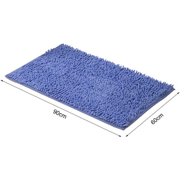 Shaggy nopeusmatto kylpyhuoneen oven edessä -60x90cm PAD -60X90CM [ORANSSI]
